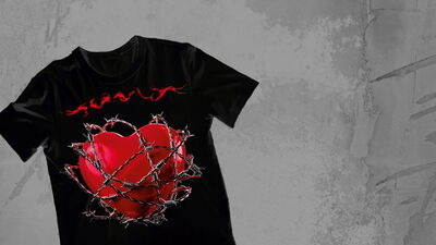 bedrucktes T-Shirt